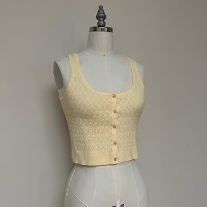 Wilfred Cropped Knitted Summer Tank